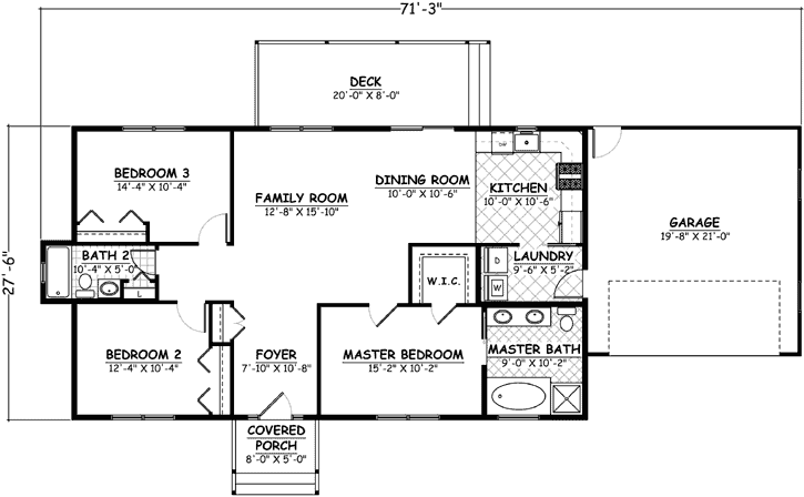 Main Floor Plan: 64-153