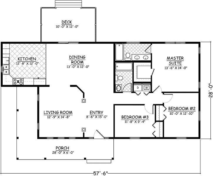 Main Floor Plan: 64-162
