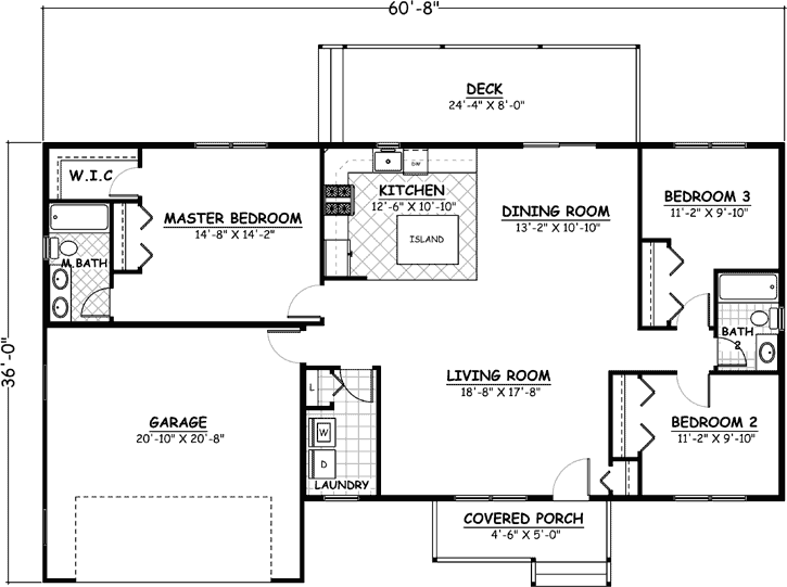 Main Floor Plan: 64-183