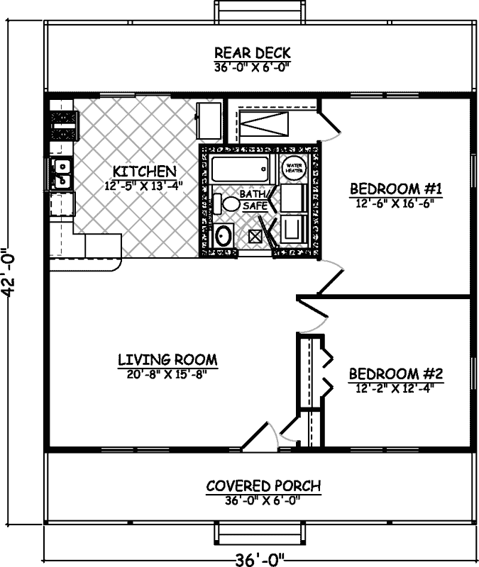 Main Floor Plan: 64-198