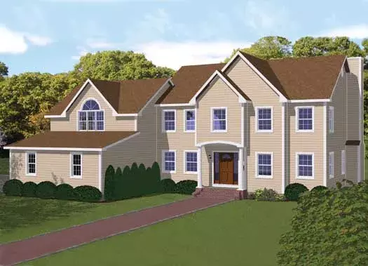 Traditional house plans 65-101 - front exterior, 3,034 sq ft, 4 bed, 2 bath house plans | Monster House Plans