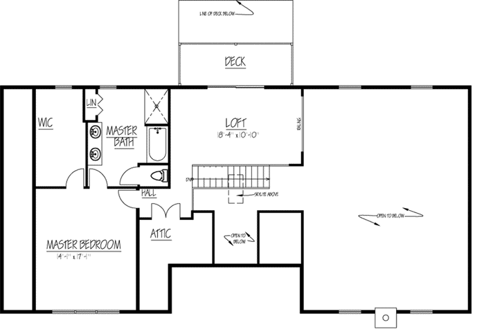 Upper/Second Floor Plan:65-108