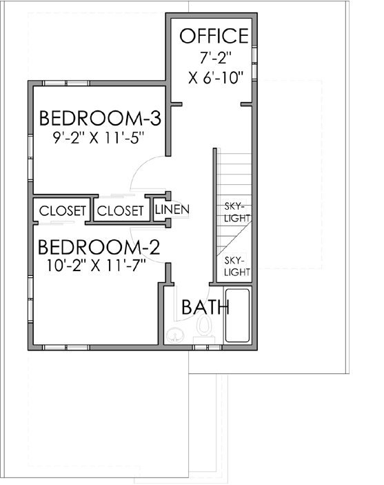 Upper/Second Floor Plan:67-103