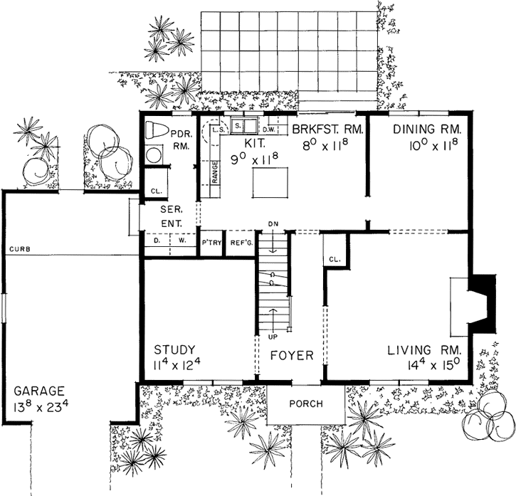 Main Floor Plan: 68-116