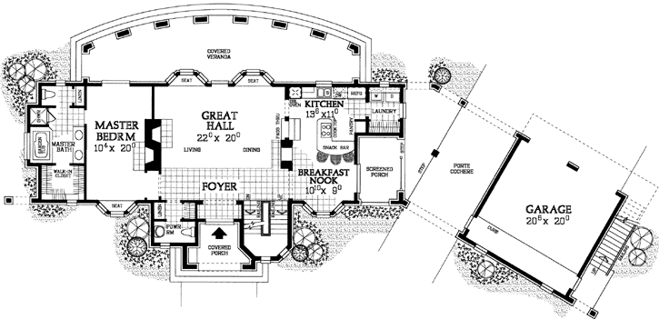 Main Floor Plan: 68-120