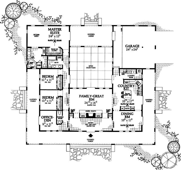 Main Floor Plan: 68-122