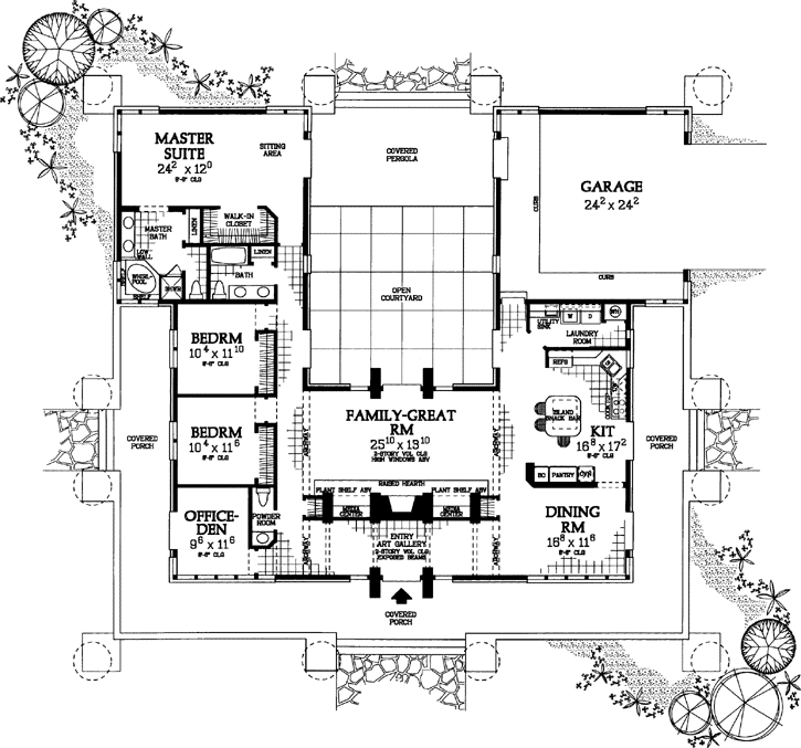 Main Floor Plan: 68-124