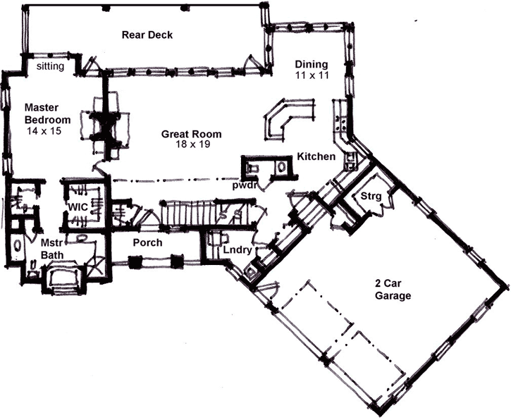 Main Floor Plan: 69-929