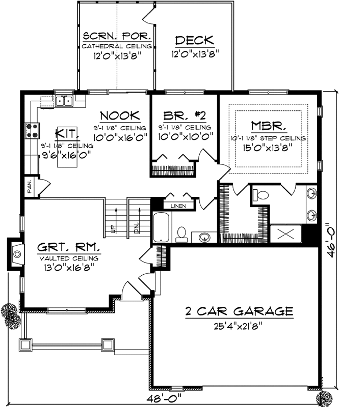 Main Floor Plan: 7-1012