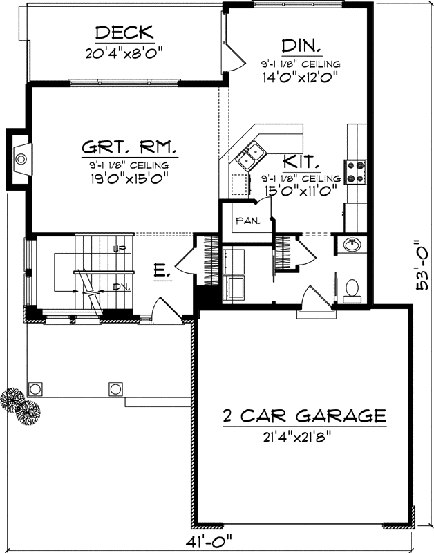 Main Floor Plan: 7-1020