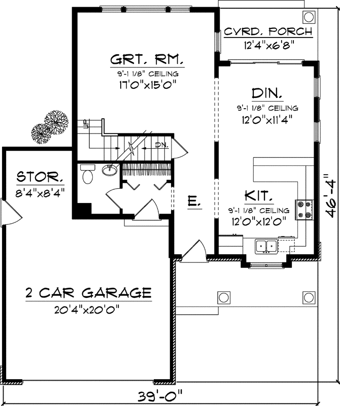 Main Floor Plan: 7-1042