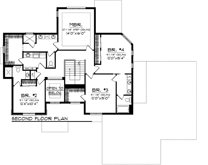 Upper/Second Floor Plan:7-1061