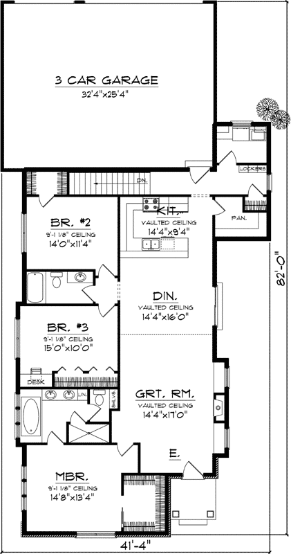 Main Floor Plan: 7-1070
