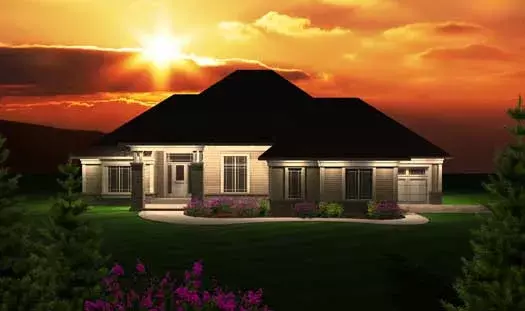 Traditional house plans 7-1079 - front exterior, 2,584 sq ft, 3 bed, 2 bath house plans | Monster House Plans