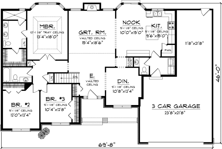 Main Floor Plan: 7-1097