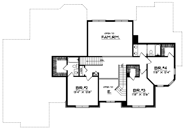 Upper/Second Floor Plan:7-110