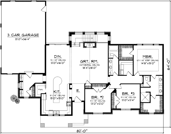 Main Floor Plan: 7-1116