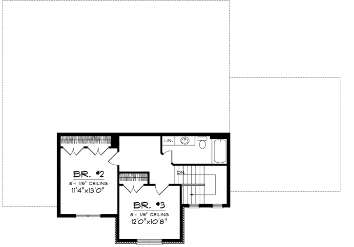 Upper/Second Floor Plan:7-1117