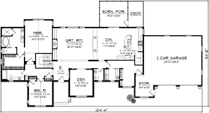 Main Floor Plan: 7-1118