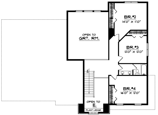 Upper/Second Floor Plan:7-112
