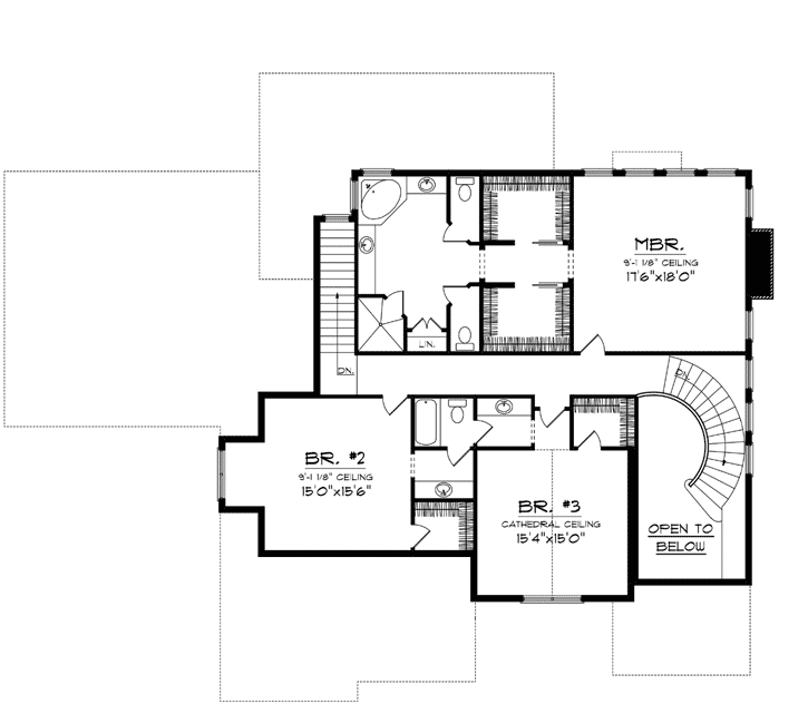 Upper/Second Floor Plan:7-1121
