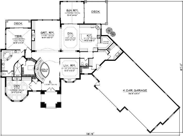 Main Floor Plan: 7-1128