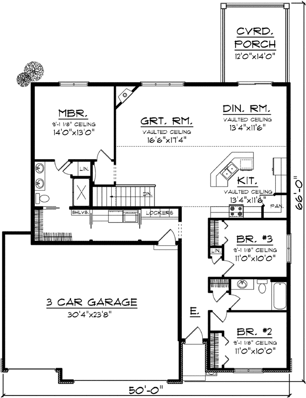 Main Floor Plan: 7-1136