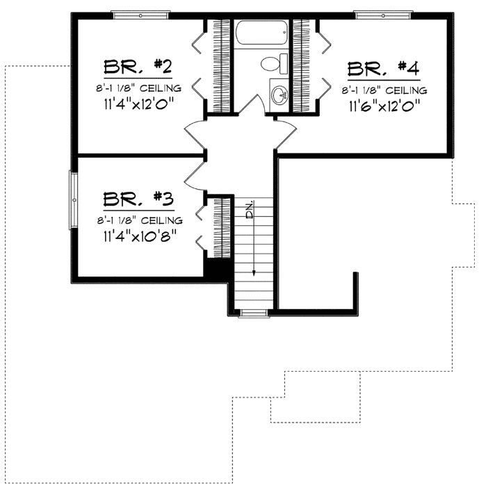 Upper/Second Floor Plan:7-1137