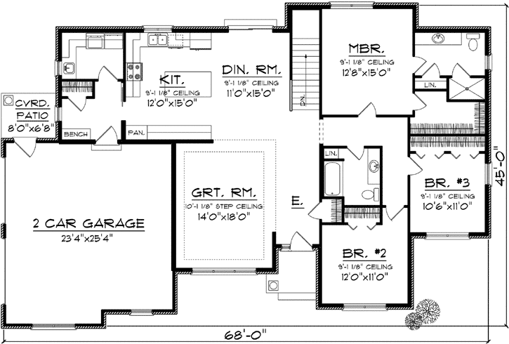 Main Floor Plan: 7-1139