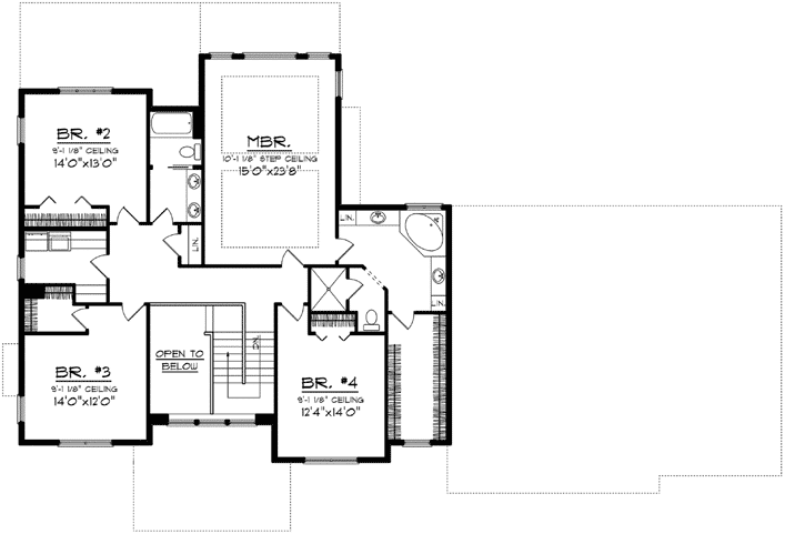 Upper/Second Floor Plan:7-1159