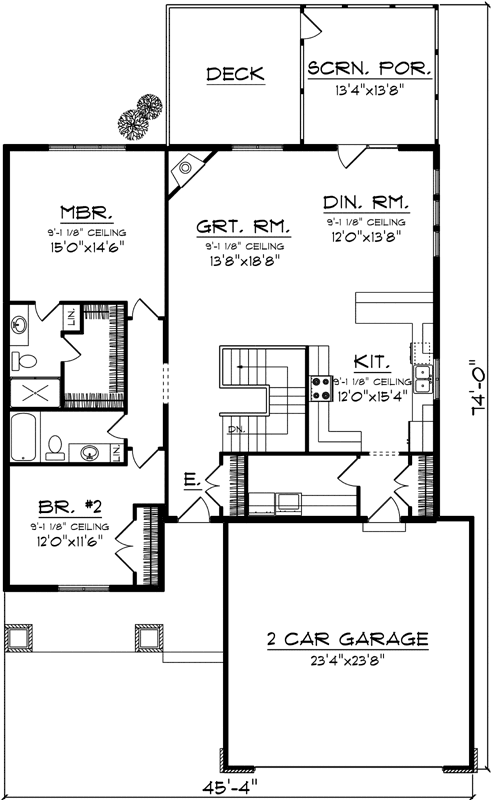 Main Floor Plan: 7-1164