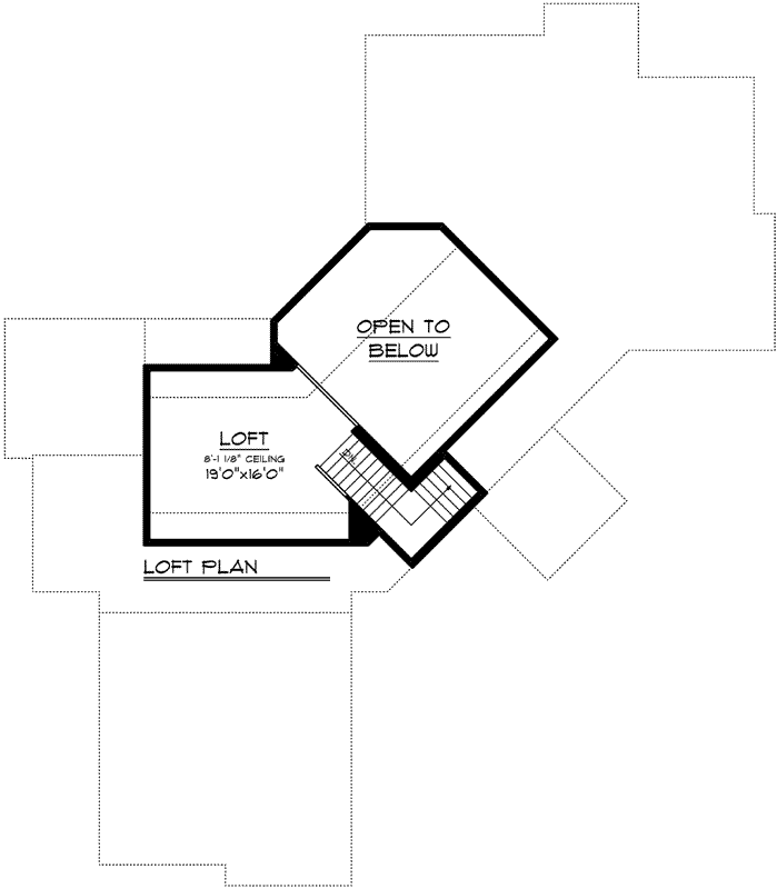 Upper/Second Floor Plan:7-1198