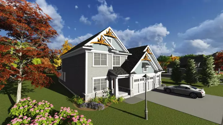 Craftsman house plans 7-1219 - front exterior, 2,277 sq ft, 4 bed, 3 bath house plans | Monster House Plans