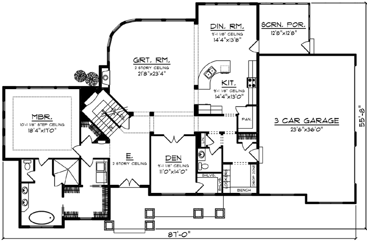 Main Floor Plan: 7-1227