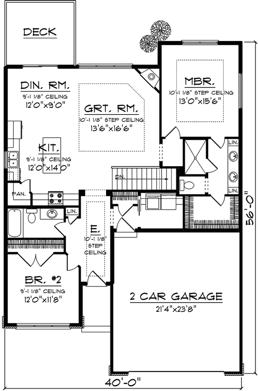 Main Floor Plan: 7-1234