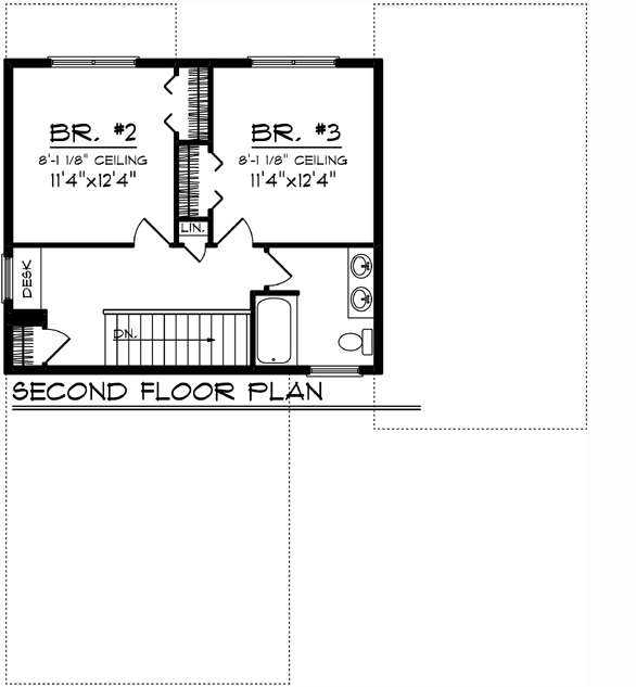 Upper/Second Floor Plan:7-1238