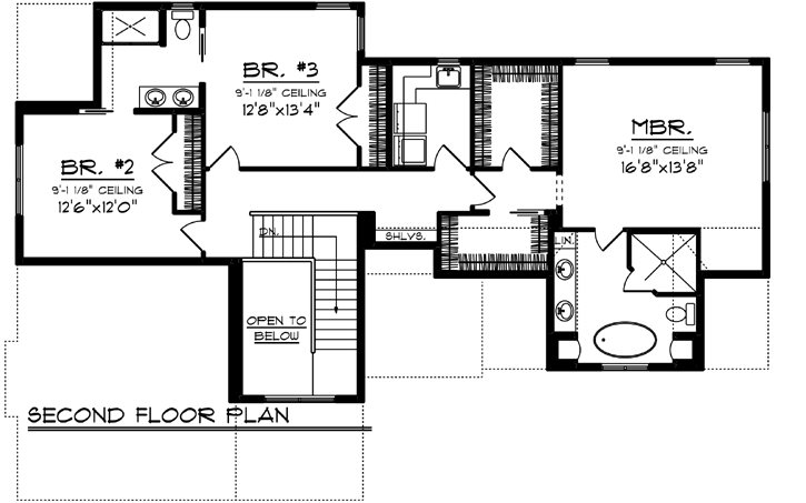 Upper/Second Floor Plan:7-1249