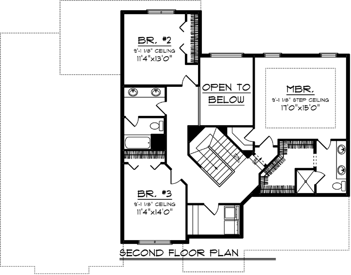 Upper/Second Floor Plan:7-1252