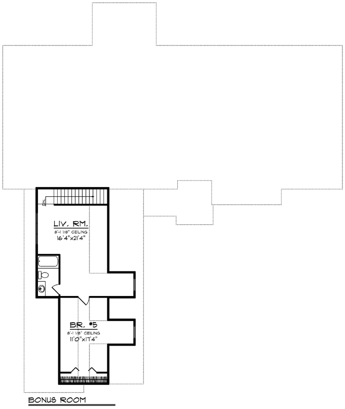 Upper/Second Floor Plan:7-1255