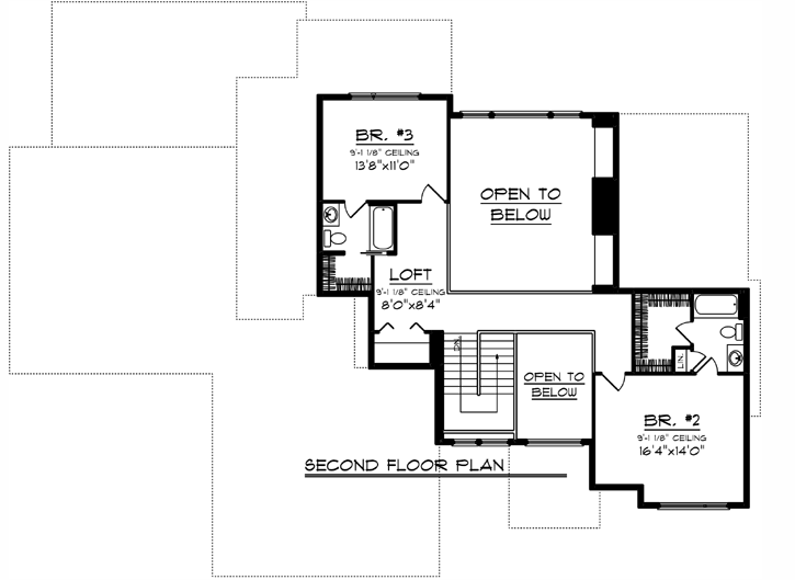 Upper/Second Floor Plan:7-1257
