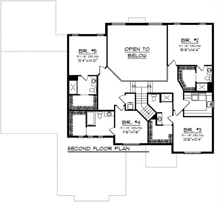Upper/Second Floor Plan:7-1262