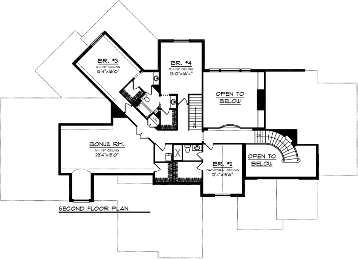 Upper/Second Floor Plan:7-1268