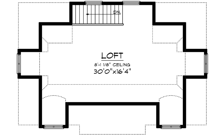 Upper/Second Floor Plan:7-1272