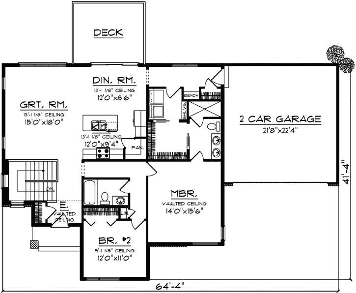 Main Floor Plan: 7-1300