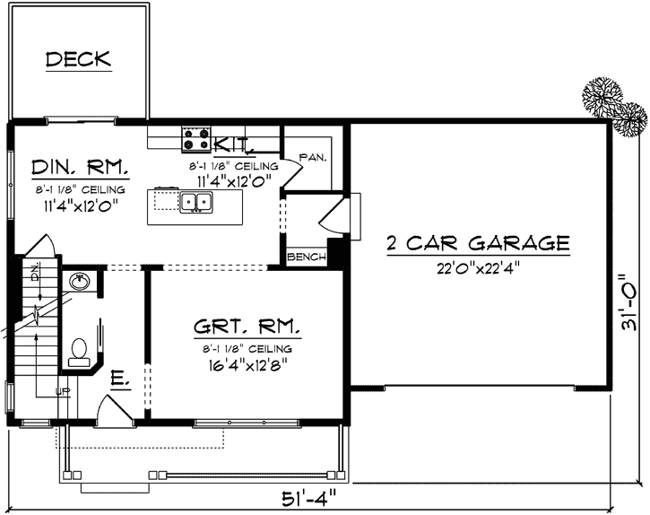 Main Floor Plan: 7-1301