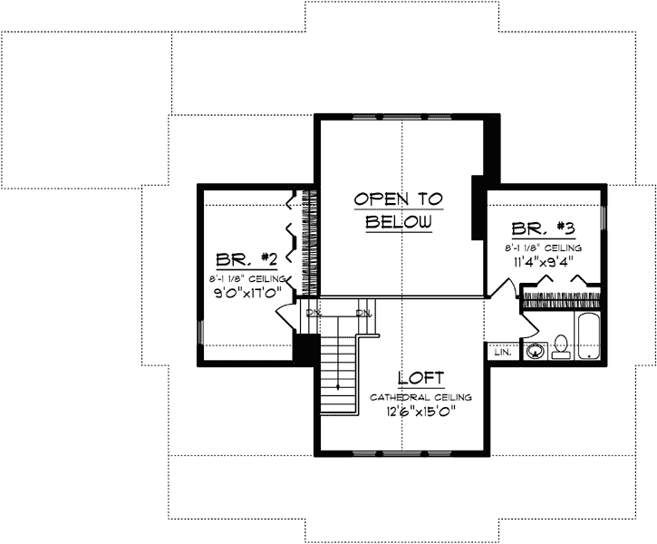 Upper/Second Floor Plan:7-1338