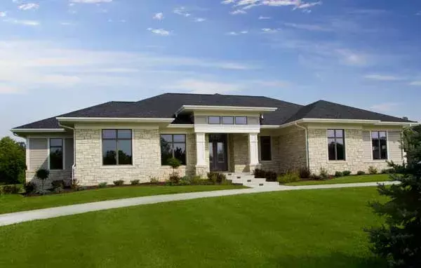 Contemporary house plans 7-1367 - front exterior, 6,114 sq ft, 4 bed, 4 bath house plans | Monster House Plans