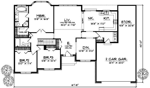 Main Floor Plan: 7-150