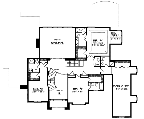 Upper/Second Floor Plan:7-162