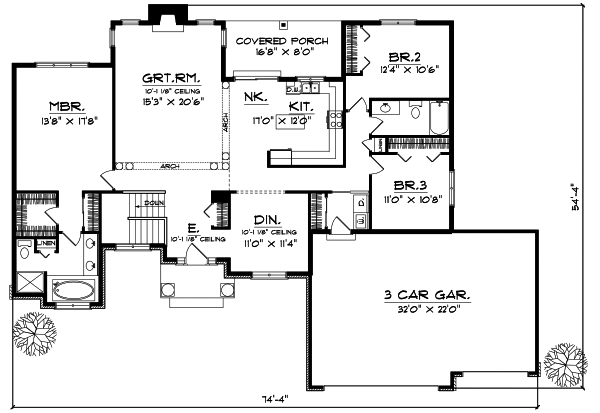 Main Floor Plan: 7-182